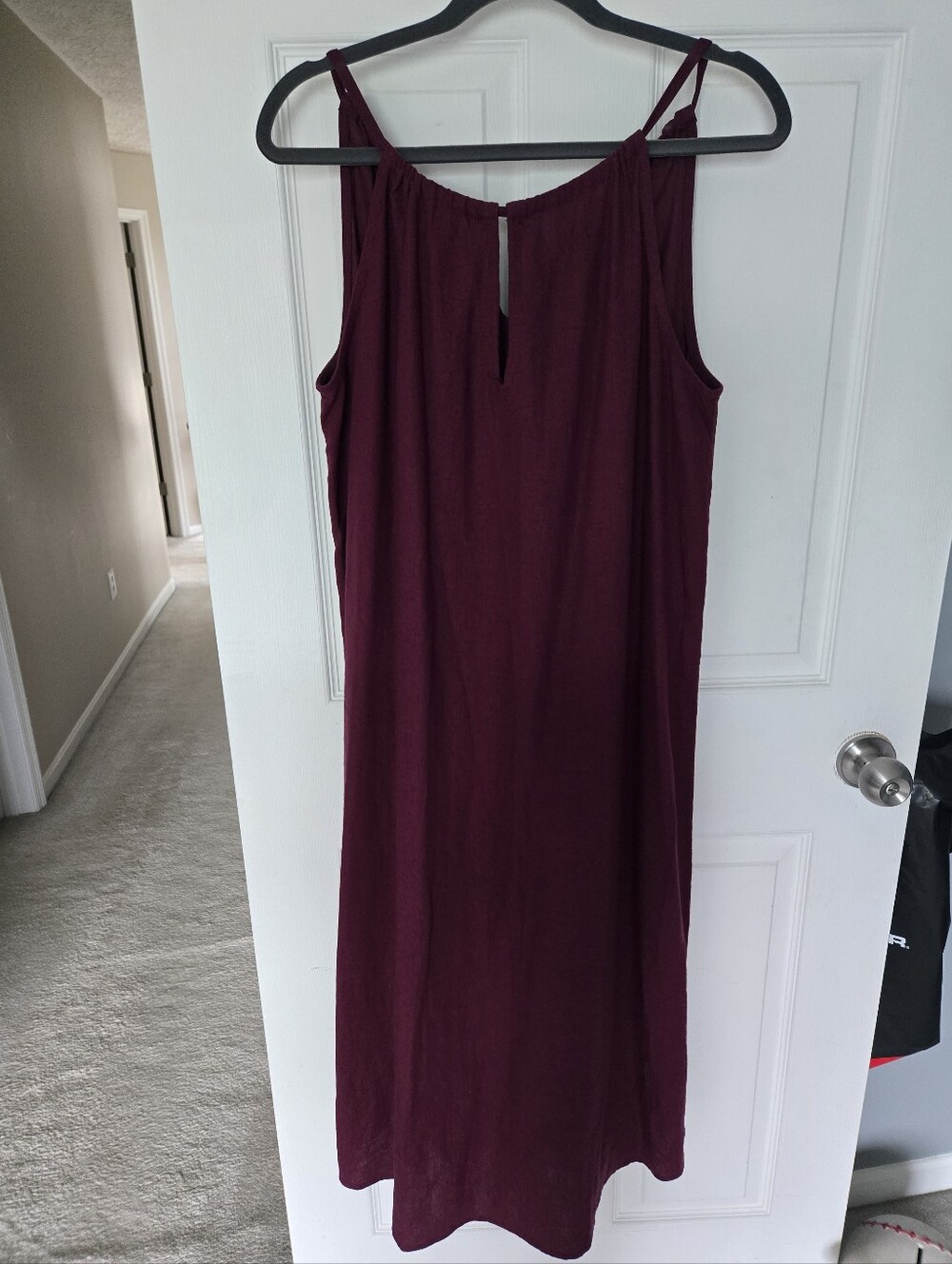 GAP Maxi Dress in Deep Wine
